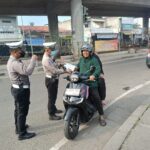 Puluhan Pengendara Diberi Teguran pada Operasi Patuh Maung Polresta Tangerang