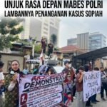Aktivis Sumsel Jakarta Unjuk Rasa Di Depan Mabes Polri Imbas Lambannya Penanganan Kasus Sopiah