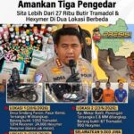 Momen HANI, Polresta Tangerang Gagalkan Peredaran Puluhan Ribu Butir Obat Keras Ilegal, Amankan Tiga Pengedar