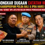 Terbongkar Dugaan Catatan Hitam Mantan Kabid Propam Polda Bali dan Ipda Haris Budiono: Dugaan Uang “Atensi” Rp5 Juta per Bulan hingga Penguasaan Kendaraan Bermasalah