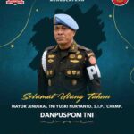 JARING LIDKRIMPAMFIK PUSPOM TNI Sampaikan Ucapan Selamat Ulang Tahun kepada Danpuspom TNI