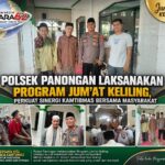 POLSEK PANONGAN LAKSANAKAN PROGRAM JUM’AT KELILING, PERKUAT SINERGI KAMTIBMAS BERSAMA MASYARAKAT