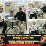 Sekretaris Pokdarkamtibmas Bhayangkara Resor Kota Tangerang Apang Supriyadi Bersama Pengurus Pokdarkamtibmas Bhayangkara Daerah Banten Yasmin S Perkuat Silaturahmi