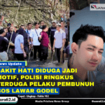 Sakit Hati Diduga Jadi Motif, Polisi Ringkus Terduga Pelaku Pembunuh Bos Lawar Godel