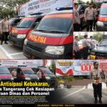 Siaga Antisipasi Kebakaran, Kapolresta Tangerang Cek Kesiapan Kendaraan Dinas dan Personel