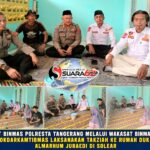 KASAT BINMAS POLRESTA TANGERANG MELALUI WAKASAT BINMAS DAN POKDARKAMTIBMAS LAKSANAKAN TAKZIAH KE RUMAH DUKA ALMARHUM JUBAEDI DI SOLEAR