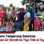 Polresta Tangerang Salurkan Bantuan Air Bersih ke Tiga Titik di Tigaraksa‎