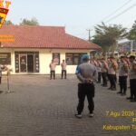 Kapolsek Panongan Pimpin Apel Pagi, Tekankan Disiplin Personel dan Optimalisasi Pelayanan Masyarakat