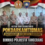 POKDARKAMTIBMAS RESOR KOTA TANGERANG SILATURAHMI DENGAN SATBINMAS POLRESTA TANGERANG, PERKUAT SINERGI MENJAGA KAMTIBMAS
