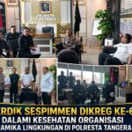 Serdik Sespimmen Dikreg ke-67 Dalami Kesehatan Organisasi dan Dinamika Lingkungan di Polresta Tangerang