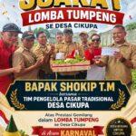 Bapak Shokip T.M Bersama Tim Pengelola Pasar Tradisional Desa Cikupa Raih Juara 1 Lomba Tumpeng Karnaval Desa Cikupa