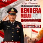 Kapolsek Pasar Kemis Polresta Tangerang AKP Humaedi, S.H. Ajak Masyarakat Kibarkan Merah Putih Sepanjang Agustus 2026