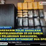 Bareskrim Polri Gagalkan Penyelundupan 20 Kilo Ganja di Pelabuhan Bakauheni Satu Kurir Ditangkap Dua DPO
