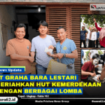PT Graha Bara Lestari Meriahkan HUT Kemerdekaan dengan Berbagai Lomba