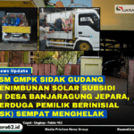 LSM GMPK Sidak Gudang Penimbunan Solar Subsidi di Desa Banjaragung Jepara, Terduga Pemilik Berinisial (ISK) Sempat Menghelak