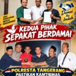 Kedua Pihak Sepakat Berdamai, Polresta Tangerang Pastikan Kamtibmas Rajeg Kondusif