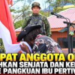 Empat Anggota OPM Letakkan Senjata, Ikrar Kembali ke NKRI di Puncak Jaya
