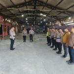 Polsek Pasar Kemis Gelar Apel Pengamanan Keberangkatan Massa Buruh Menuju DPR RI