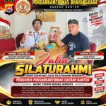 Apang Supriyadi Sekretaris Pokdarkamtibmas Resor Kota Tangerang Jalin Silaturahmi dengan Yasmin Pengurus Pokdarkamtibmas Daerah Banten,