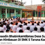 Aiptu Mukhsodin Berikan Imbauan kepada Siswa SMKS Taruna Karya Terkait Rencana Aksi Unjuk Rasa