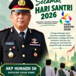 AKP Humaedi, SH, Kapolsek Pasar Kemis, Sampaikan Ucapan Selamat Hari Santri Nasional 2026