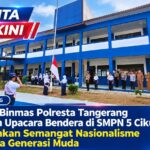 Kasat Binmas Polresta Tangerang Pimpin Upacara Bendera di SMPN 5 Cikupa, Tanamkan Semangat Nasionalisme kepada Generasi Muda