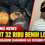 Sat Reskrim Polres Lebak Amankan Pria Diduga Angkut 32.000 Benih Bening Lobster Tanpa Izin