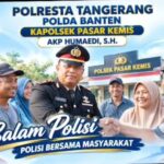 POLSEK PASAR KEMIS POLRESTA TANGERANG, KEDEPANKAN PENDEKATAN HUMANIS, PERKUAT KEDEKATAN POLRI DENGAN MASYARAKAT